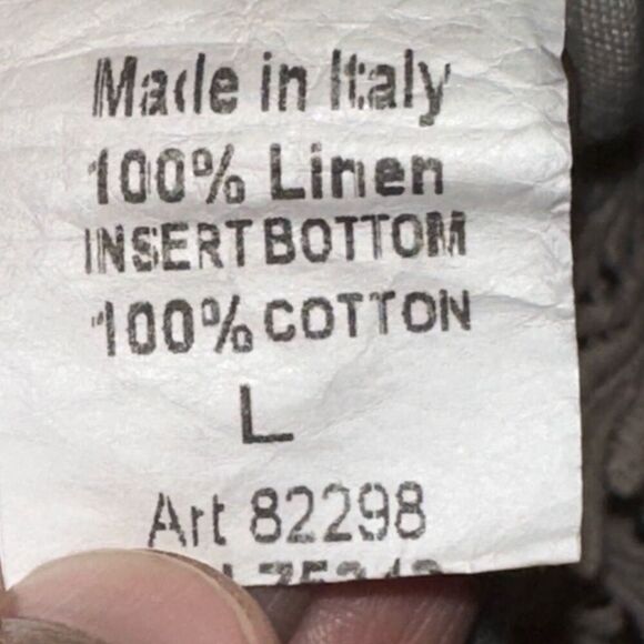 Terzo Millennio 100% Linen Top Decorative Fringe - Picture 6 of 6